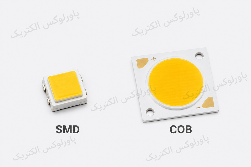 تفاوت SMD و COB چیست؟ راهنمای کامل انتخاب بهترین فناوری LED