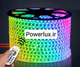ریسه شلنگی RGB(۱۶رنگ ریموتی)SMDپاورلوکس-گارانتی