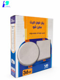 پنل فول لایت ۳۶وات توکارLED(فنر متغیر) نورآران